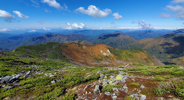 日高山脈で永久凍土を探す